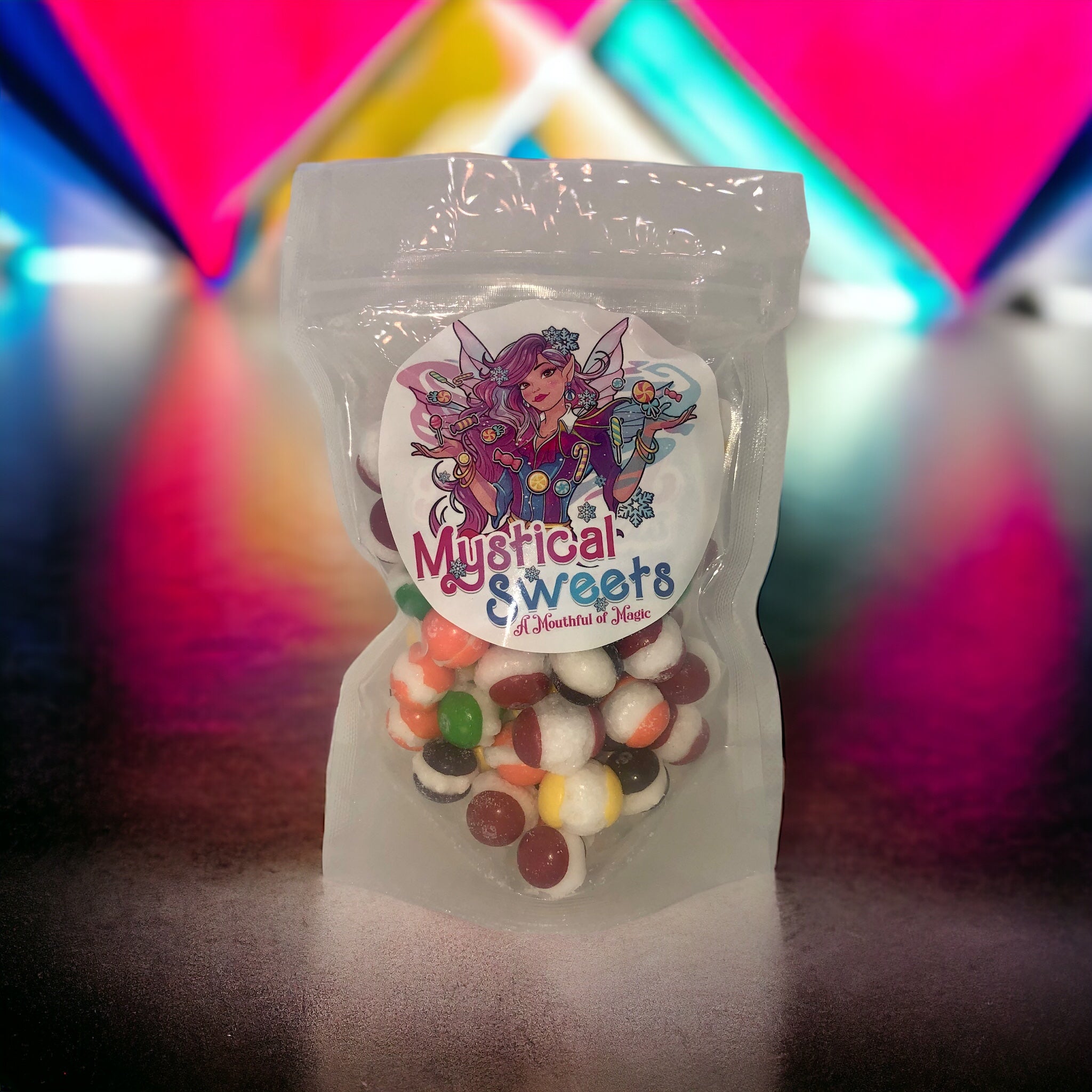 Mystical Crunch ~ Freeze Dried Candy made with Skittles