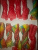 Fruit Roll Twists ~ Freeze Dried Candy made with Fruit Roll Ups